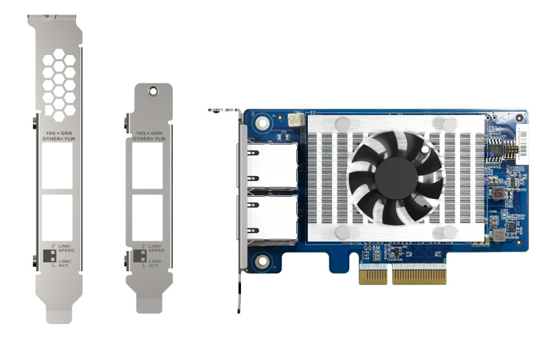 QNAP TARJETA DE EXPANSION DE RED 10GBE DE DOS PUERTOS(QXG-10G2T-X710)