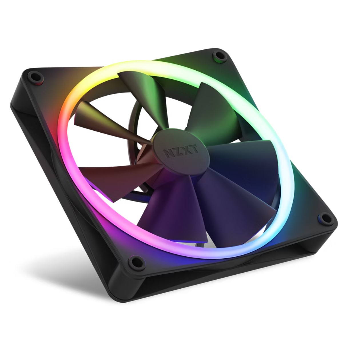 VENTILADOR NZXT P/GAB 140MM F140 RGB TWIN BK 80 EA (RF-R14DF-B1)