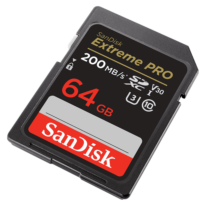 MEMORIA SANDISK SD EXTREME PRO 64GB UHS-I CL10 (SDSDXXU-064G-GN4IN)