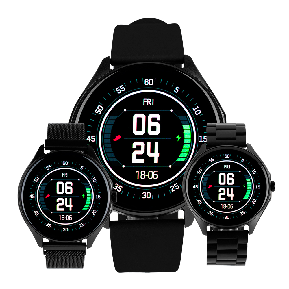 SMARTWATCH VORAGO REDONDO IP67 BT 5.3 AMOLED 1.43" + 2 EXT. SW-505