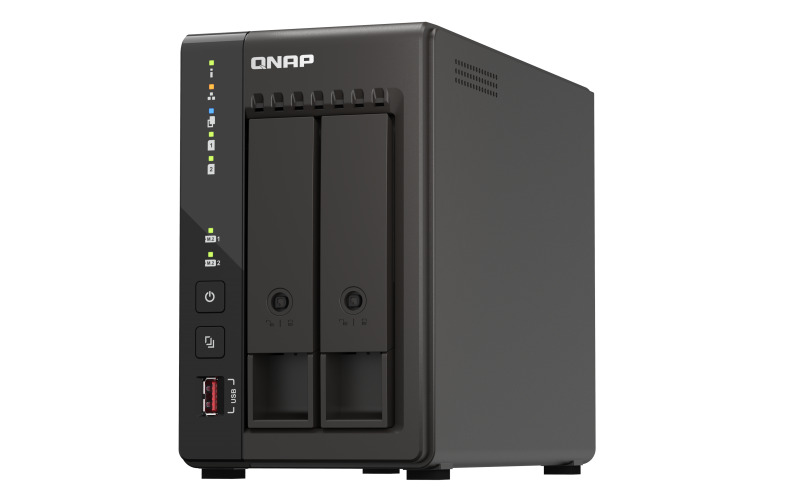 QNAP NAS TORRE ALTO RENDIMIENTO DE 2 BAHIAS (TS-253E-8G-US)