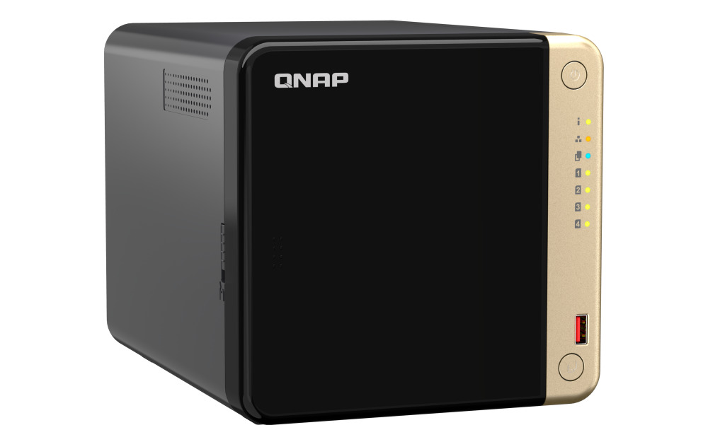 QNAP NAS ESCRITORIO DE ALTO RENDIMIENTO DE 4 BAHIAS (TS-464-8G-US)