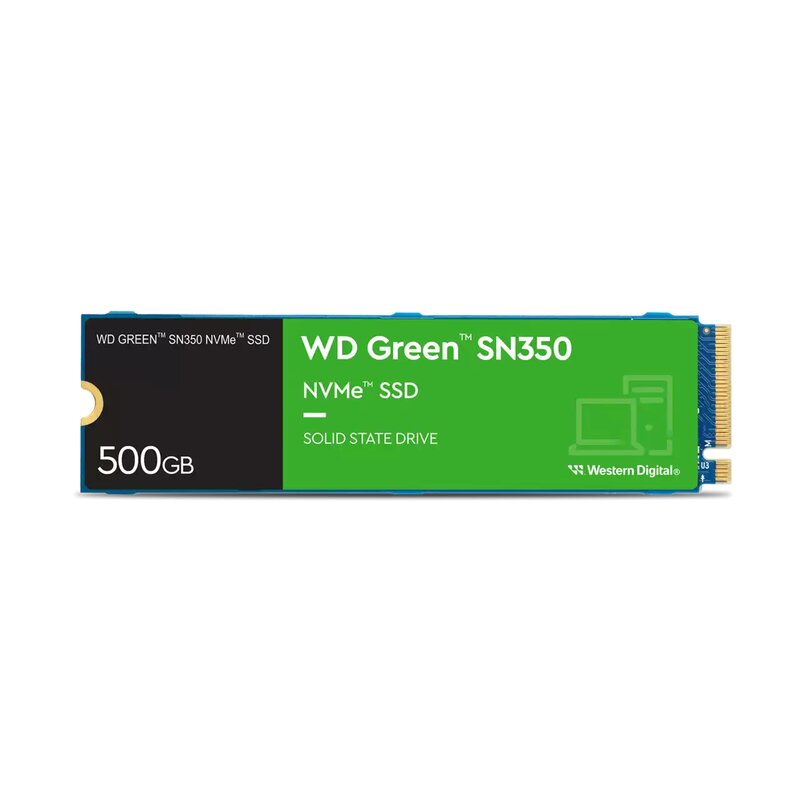 UNIDAD SSD M.2 WD SN350 500GB WDS500G2G0C GREEN PCIE NVME