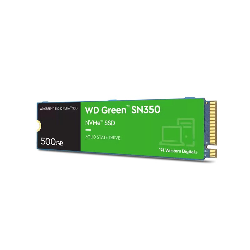 UNIDAD SSD M.2 WD SN350 500GB WDS500G2G0C GREEN PCIE NVME