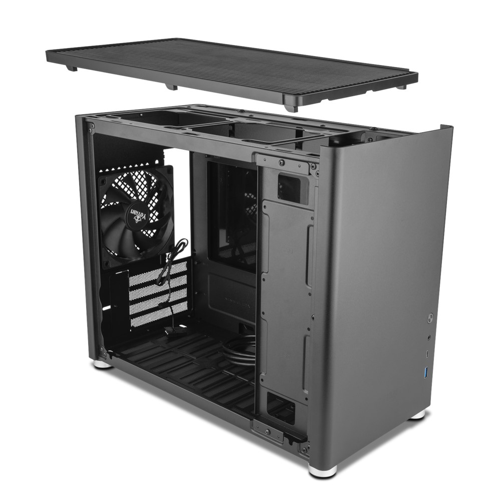 Yeyian Micro ATX Gaming PC Case Hussar with Tempered Glass Side Panel - SKU: YCM-ATXAW-01