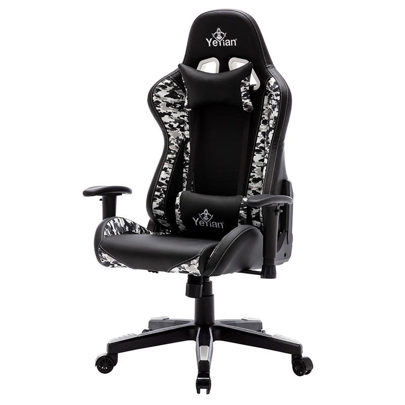 (ED) SILLA GAMING YEYIAN YFRS-051820 RYUJI SNOW CAMO,POL/NYL, SOPORTA150KG