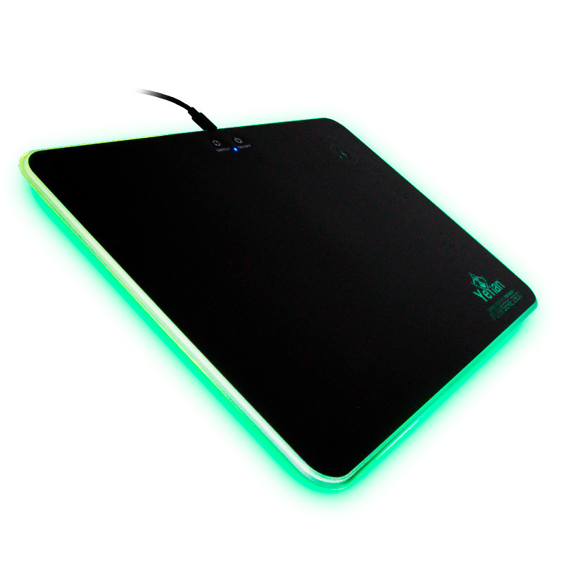 MOUSEPAD GAMER YEYIAN YGF-68901 RIGIDOUSB CARGA INALAMBRICA RGB ANTIDERRAPANTE FLOW 2800