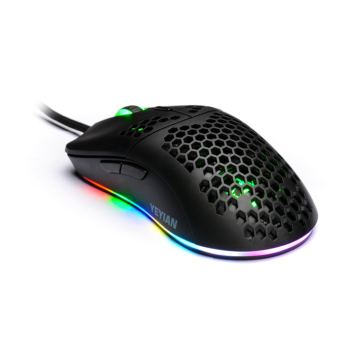 MOUSE GAMER YEYIAN YMG-24310 LINKS 3000, RGB, 6 BOT,USB,7200 DPIS NEGR