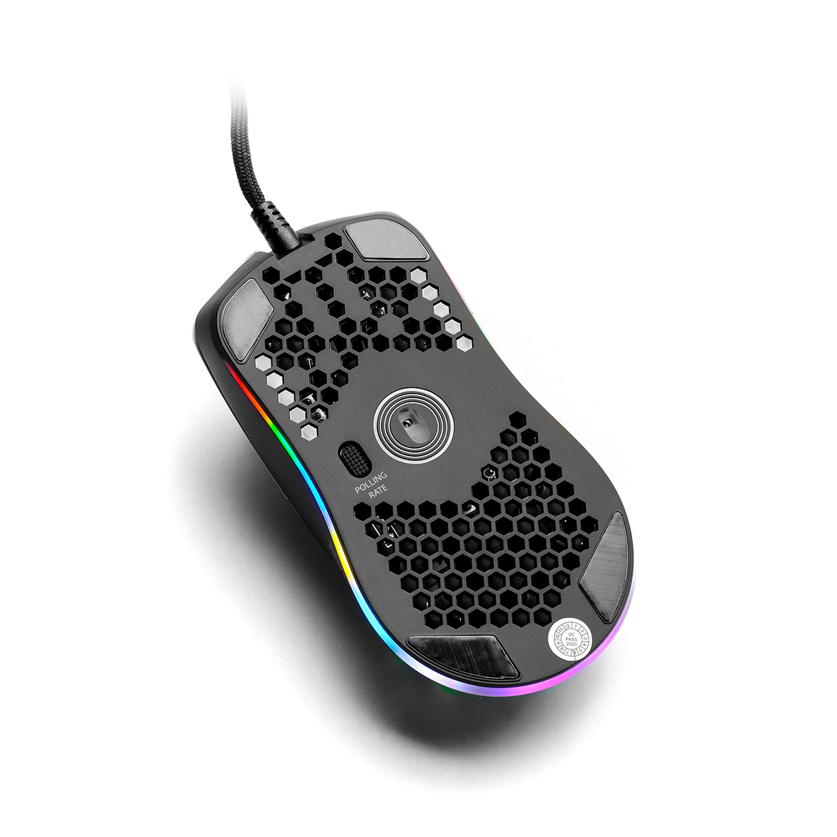 MOUSE GAMER YEYIAN YMG-24311 LINKS 3000, RGB 6 BOT, USB,7200 DPIS BLAN