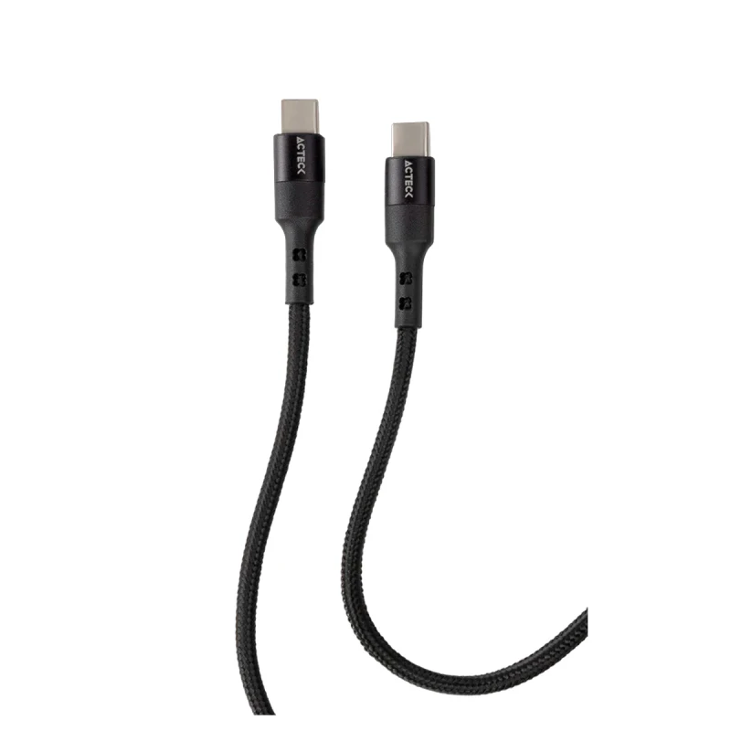 CABLE ACTECK USB-C A USB-C LINX PLUS CC420 ULTRA RÁPIDA 1MT AC-934855